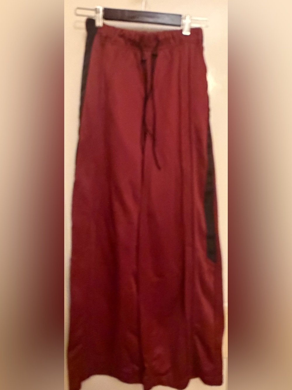 FP Movement by Free People Burgundy Wide-Leg Drawstring Track Pants - Picture 5 of 15